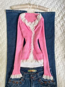 Pink Cardigan