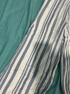 Striped Off-Shoulder Jumpsuit