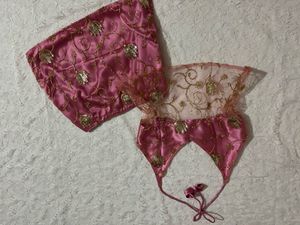 Desi backless kurti with miniskirt