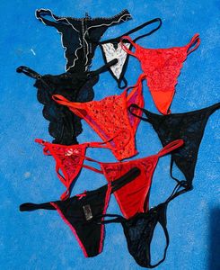 Lace Thongs Panty Set M size