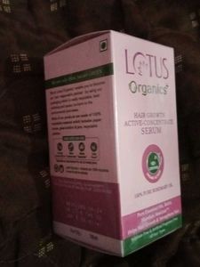 LOTUS ORGANICS HairGrowth Active-Concentrate Serum