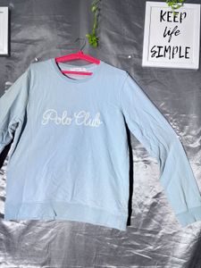 Light Blue Polo Club Sweatshirt