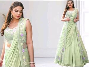 🆕️🆕️Faux Georgette Lehenga Saree