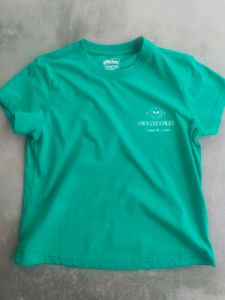 green t-shirt women