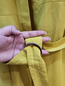 Stylish Yellow Shirt Dress