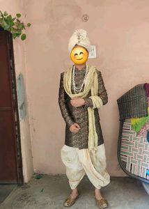 Men's indo western with dhoti dupatta