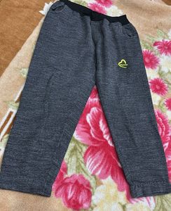 Comfortable Grey Joggers with Logo Accent