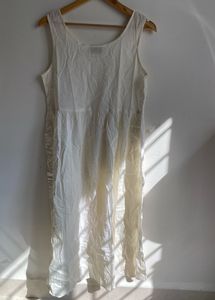 Terquiose White Kurtha For Women