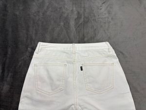 White Straight Leg Jeans