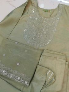 Elegant Embroidered Kurta Set