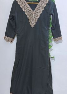 Elegant Black Kurta Set with Dupatta