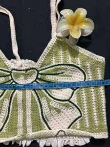 Chic Smocked &amp; Crochet Top
