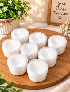 Brightening Yellow Face Cream Jars