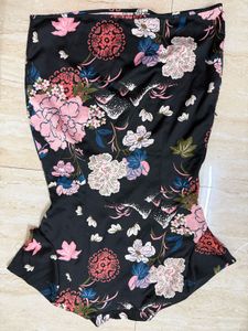 ZARA Elegant Floral Cheongsam Dress