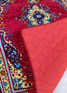 Red Floral Prayer Rug