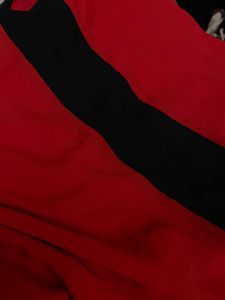 Guess red and black dress