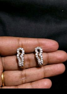 Sparkling Diamond Earrings
