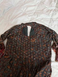 Bohemian Floral Print Kurta