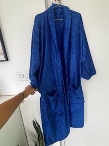 Couple Blue Bathrobes