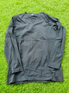 Negative Branded Black Full Sleeves Active Wear