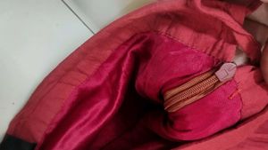 Party Wear Rust Embellished Ethnic Skirt