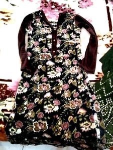 Floral Print Kurta
