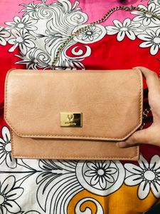 Allen Solly Nude Bag