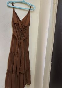 Brown  Dress