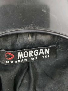 Morgan Black pure Leather Jacket