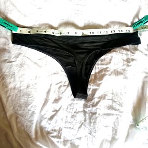 Brand new Black Thong Panties