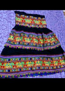 Embroidered Lehenga Choli Set for (Garba)