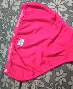 Pink &amp; Red Colour Two Panty Set For Women