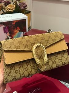 GUCCI Dionysus GG Supreme Shoulder Bag