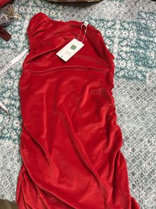 Red velvet Dress