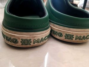 Flying Machine Green &amp; White Sneakers