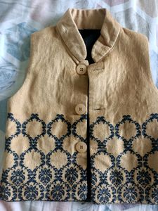 Western Style Koti Which Will Go In Any Outfit For 1 To 3 Yr Old Boy.