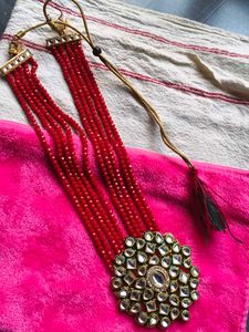 Pearl and Kundan Necklace only one
