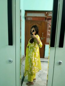 Vibrant Yellow Kurta Set