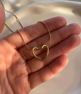 Elegant Gold Heart &amp; Square Necklaces