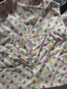 3 dress 150rs)   new born (Cute Polka Dot Baby Dre