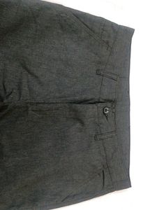 Men's Grey Casual Pants