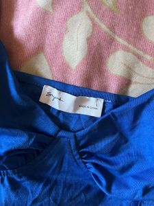 Vibrant Blue Corset Top