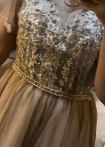 Elegant Sequined Gown
