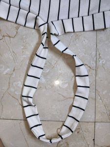 striped crop top