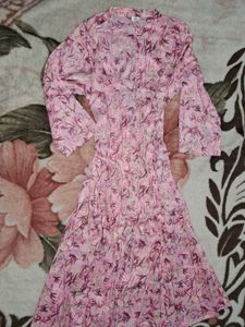 Pink Botanical Shrug coat