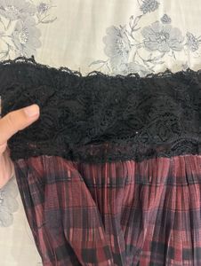 Gothic Plaid skirt/dress