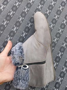 Cozy Faux Fur Lined Wedge Boots