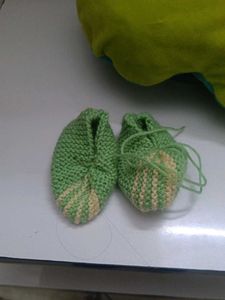 Cute Knitted Baby Booties