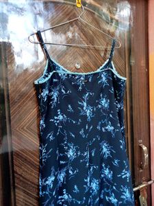 Floral Print Spaghetti Strap Dress