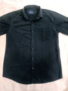 Men's Black Button-Down Shirt
